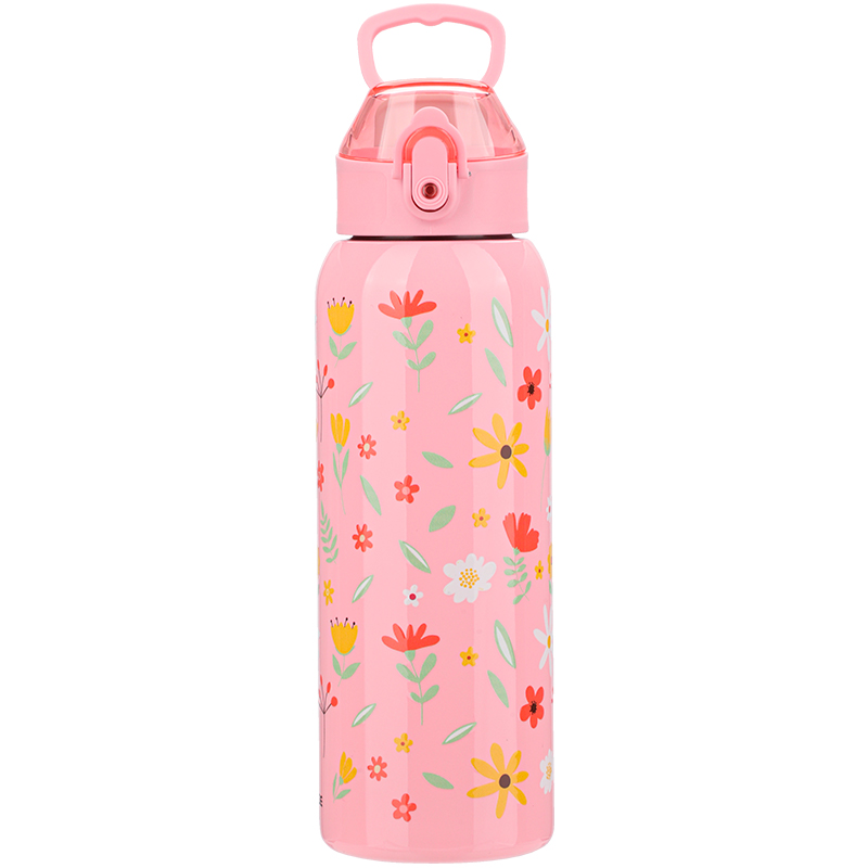 花卉保温杯